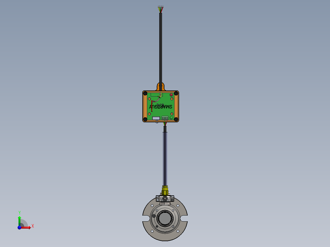全自动对刀仪（sw可编辑+bom单+工程图）前视图