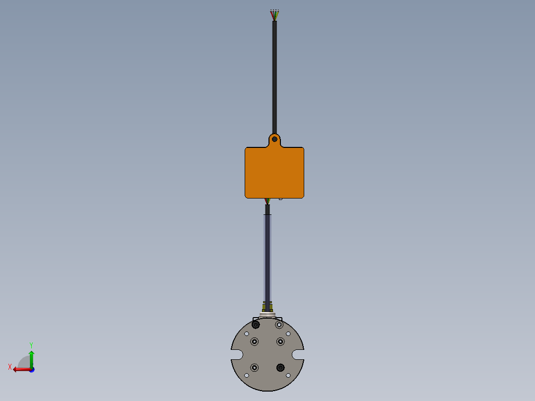 全自动对刀仪（sw可编辑+bom单+工程图）后视图