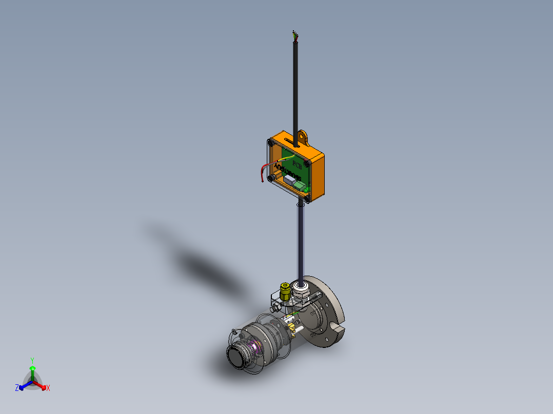 全自动对刀仪（sw可编辑+bom单+工程图）正等轴测图