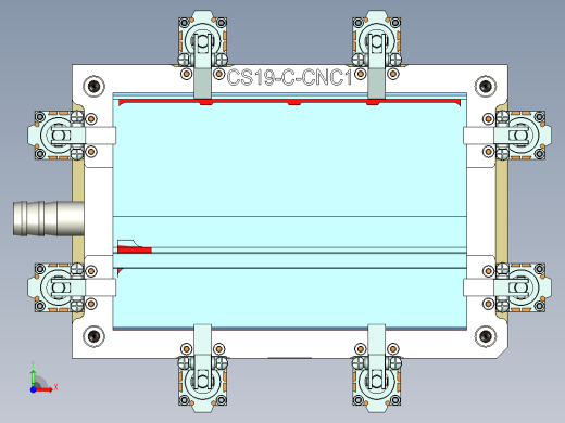 CS19-C-CNC1笔记本CNC工装夹具三维模型-180925前视缩略图