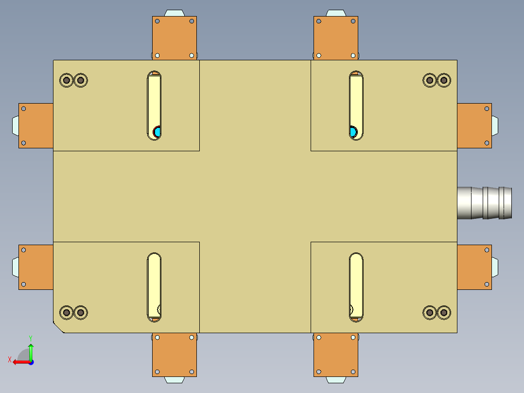 CS19-C-CNC1笔记本CNC工装夹具三维模型-180925后视图