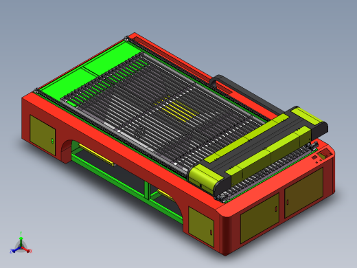 2023.02月-JR1428激光机sw22可编辑正等轴测缩略图