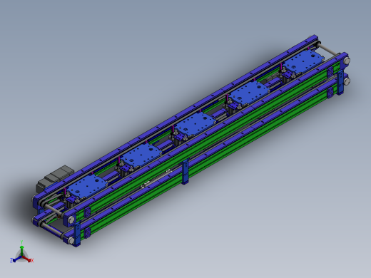 双层双列皮带输送机