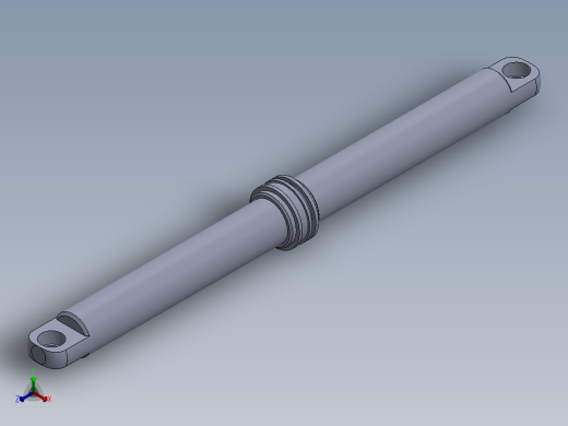 液压缸杆直径50-mm-length-682-mm-1.snapshot.1正等轴测缩略图