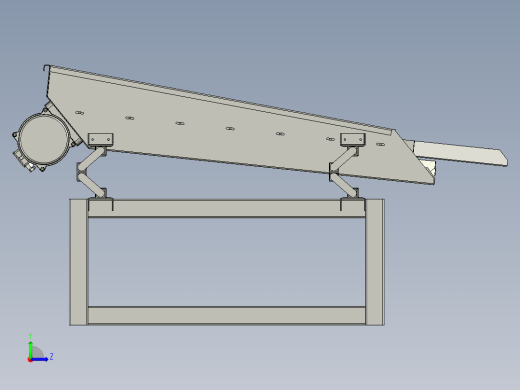 B3003868-直线振动筛给料机左视缩略图