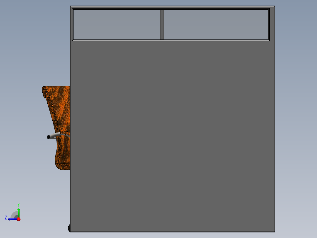 电脑桌(4)右视图