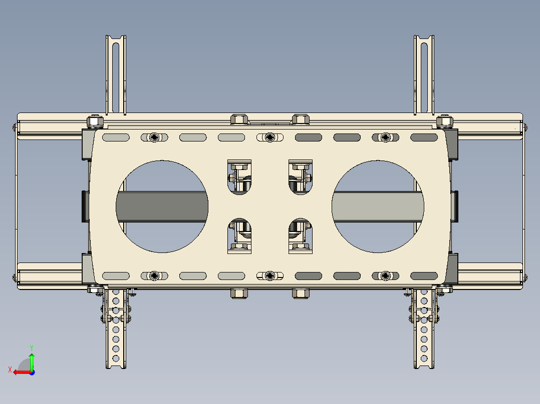 B3004367-电视壁挂架 26_-65_后视图