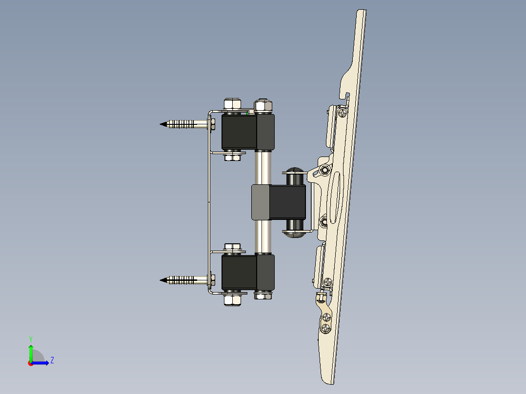 B3004367-电视壁挂架 26_-65_左视图