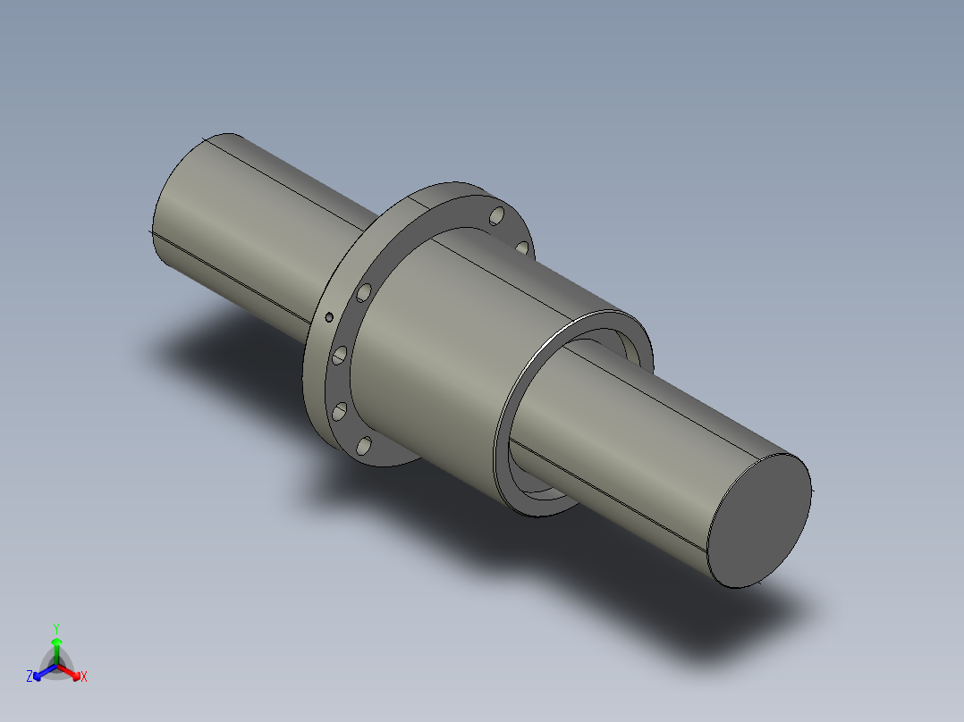 JF16025-8滚珠丝杆3D模型