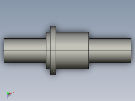 JF16025-8滚珠丝杆3D模型俯视缩略图