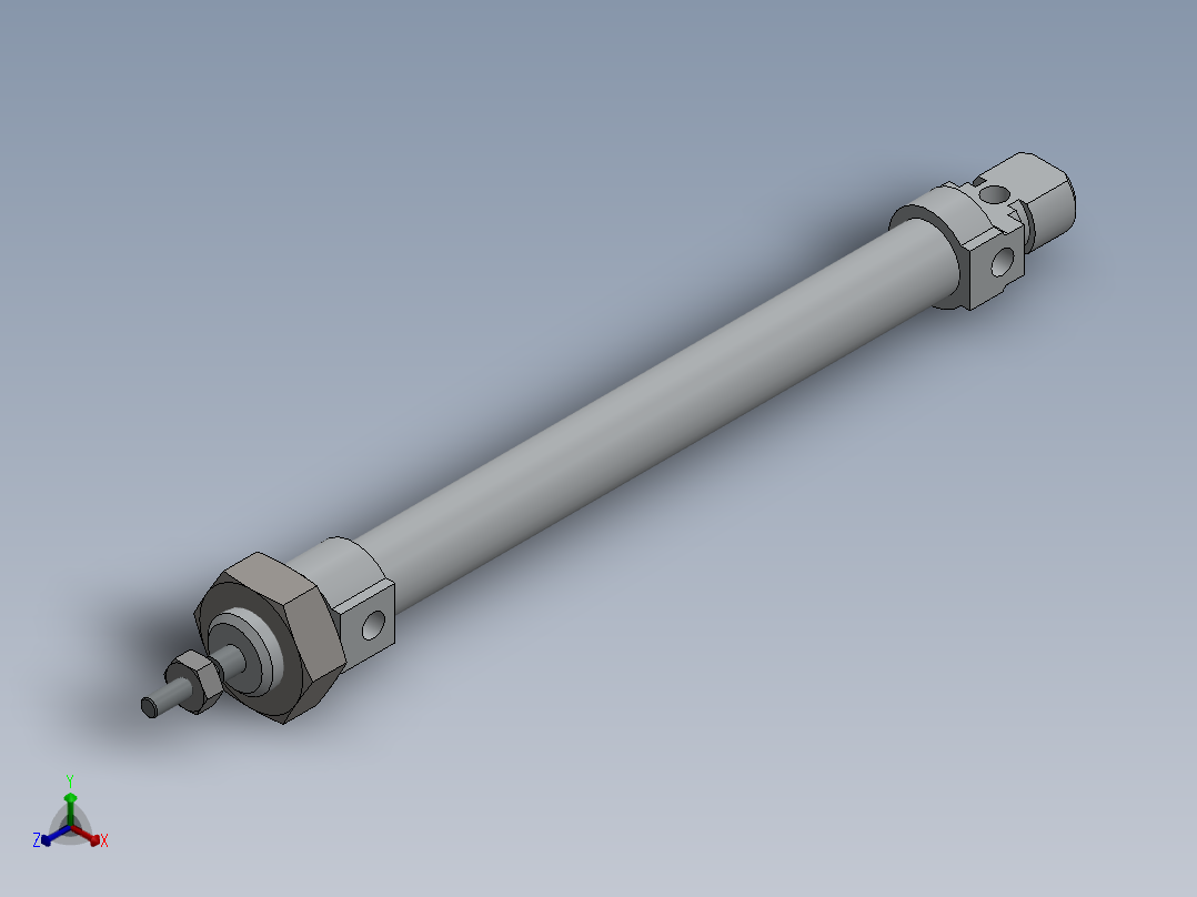 气动微圆柱气缸直径8x100和10x80mm