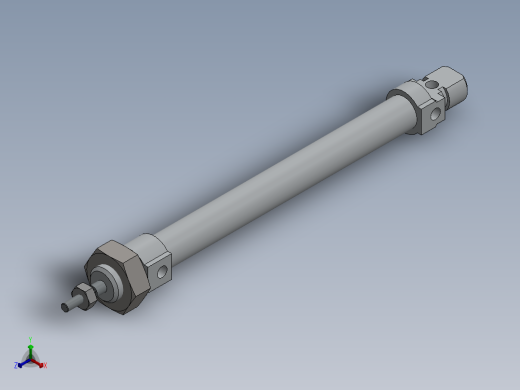 气动微圆柱气缸直径8x100和10x80mm