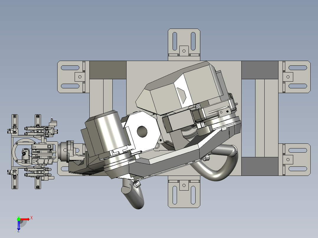 02-00-06机械手模组10i俯视图