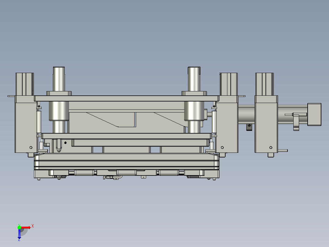 04-00顶升阻挡机构俯视图
