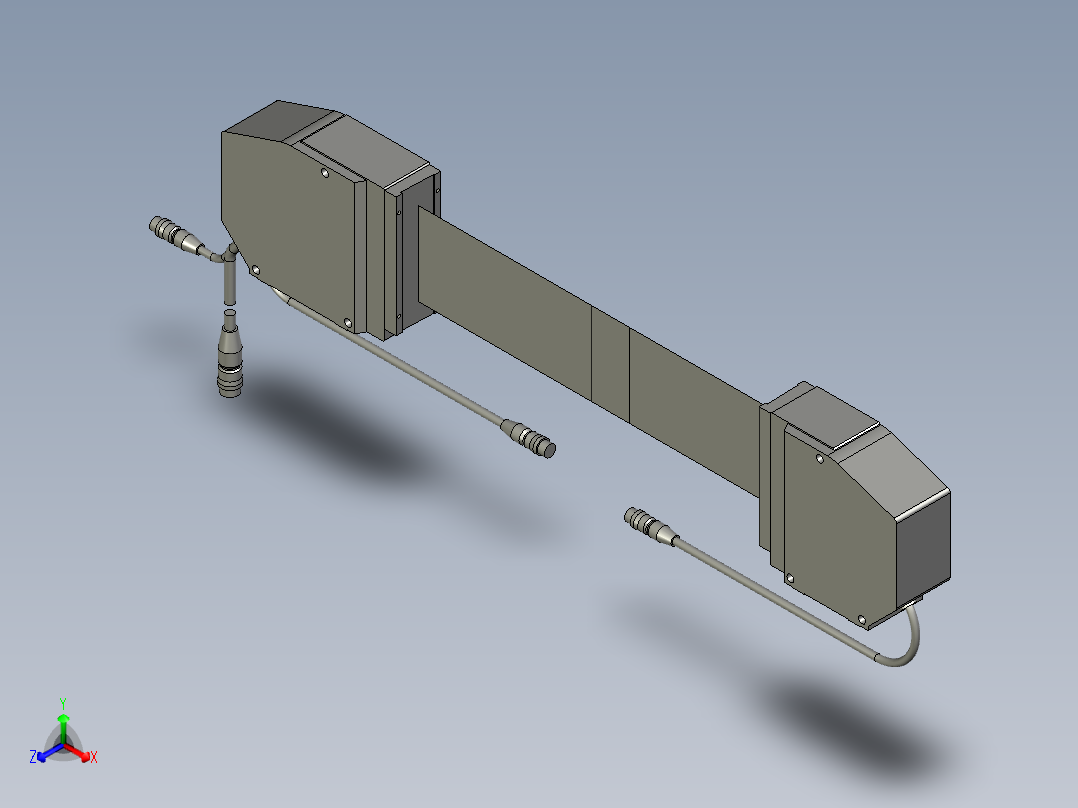 LS-7070M-基恩士激光测径仪器主视图