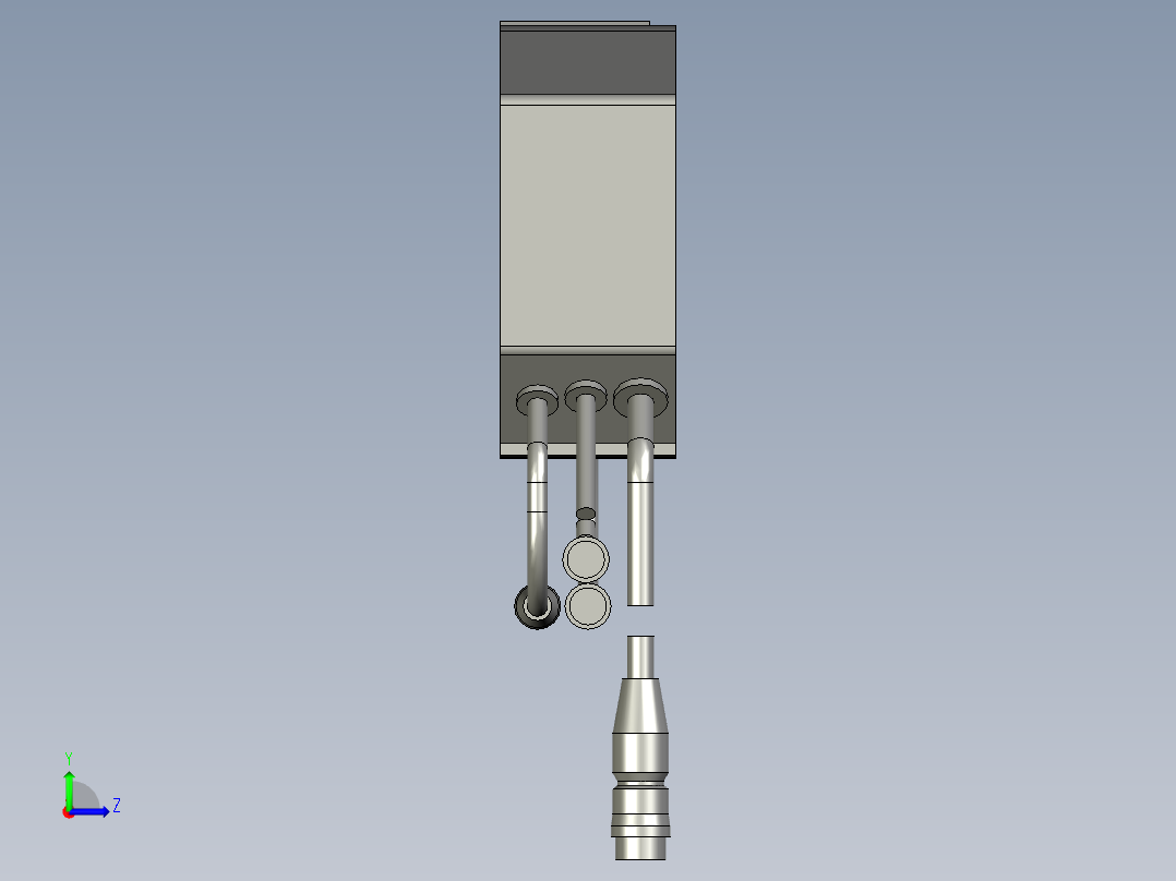 LS-7070M-基恩士激光测径仪器左视图