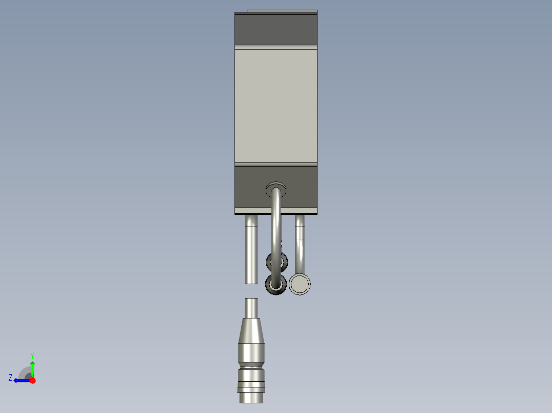 LS-7070M-基恩士激光测径仪器右视图
