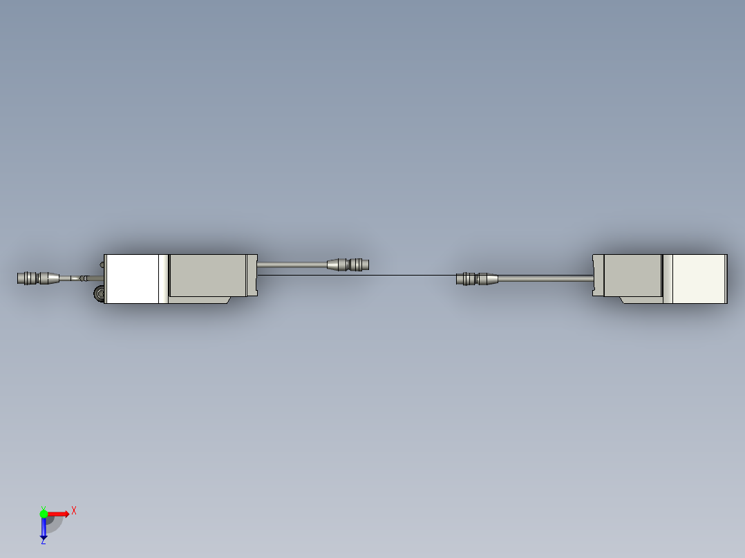 LS-7070M-基恩士激光测径仪器俯视图