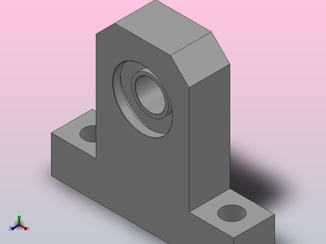 T型高度选择型轴承座组件_BTC-69-8-2Z-30-A-MTC-5主视图