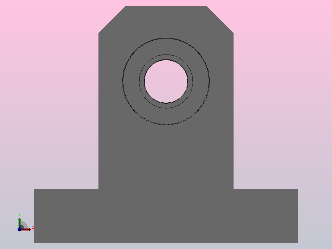 T型高度选择型轴承座组件_BTC-69-8-2Z-30-A-MTC-5前视图