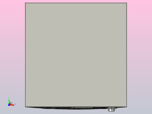 厨房洗衣机模型前视缩略图