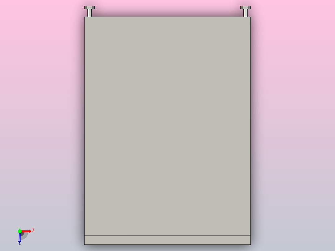厨房洗衣机模型俯视图