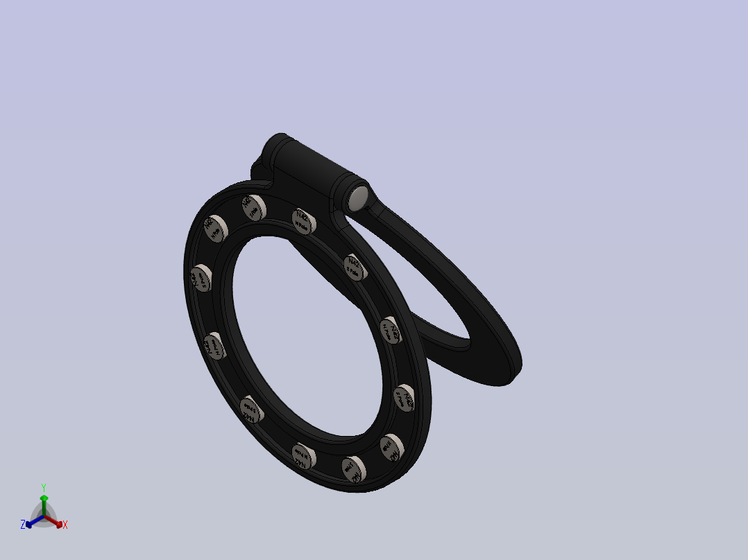 A0004717-多功能手机支架（3D 可打印）阅读说明以进行组装，以及使用手册正等轴测图