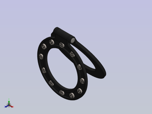 A0004717-多功能手机支架（3D 可打印）阅读说明以进行组装，以及使用手册正等轴测缩略图