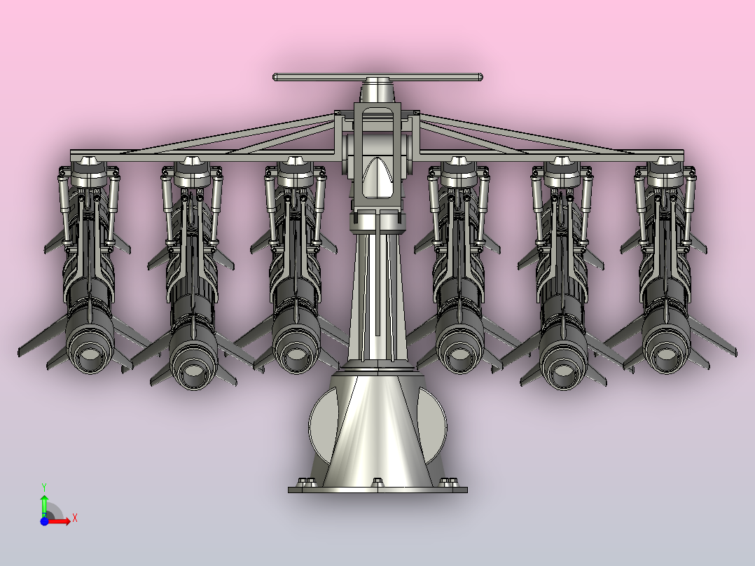 佩雷比发射器前视图