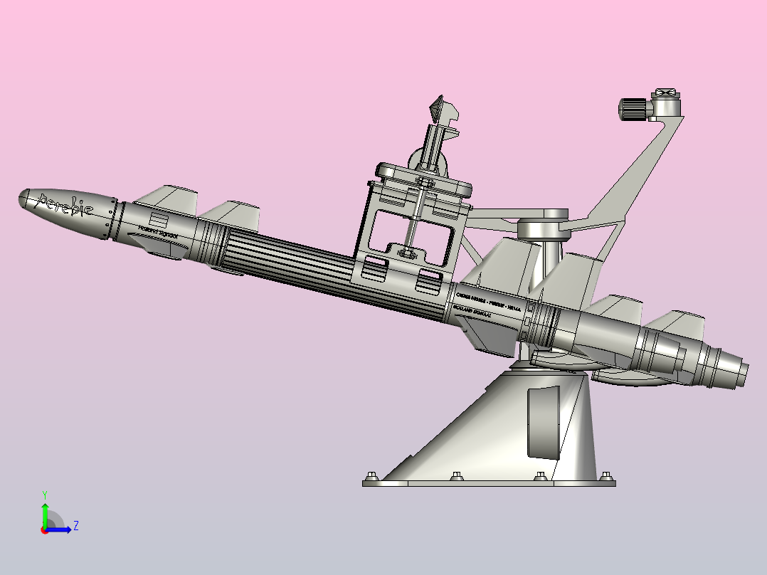 佩雷比发射器左视图