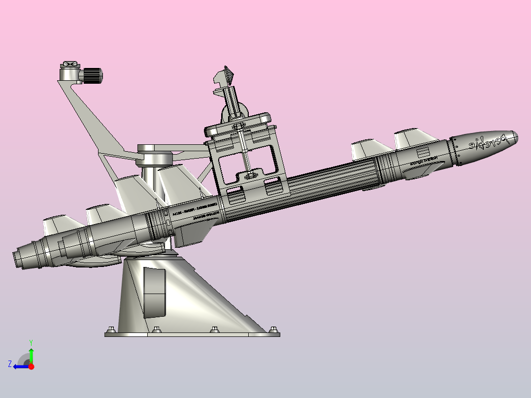 佩雷比发射器右视图