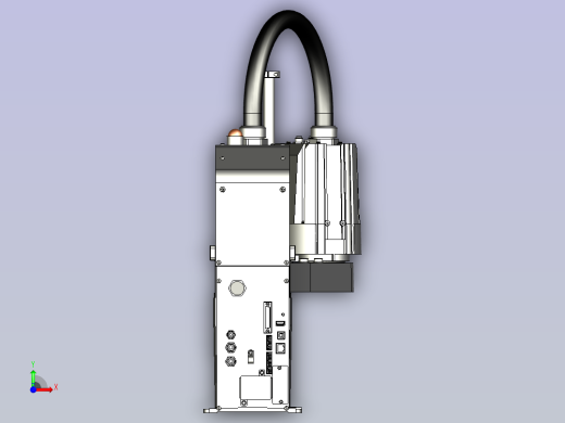 爱普生 T6 SCARA机器人造型3D图纸前视缩略图