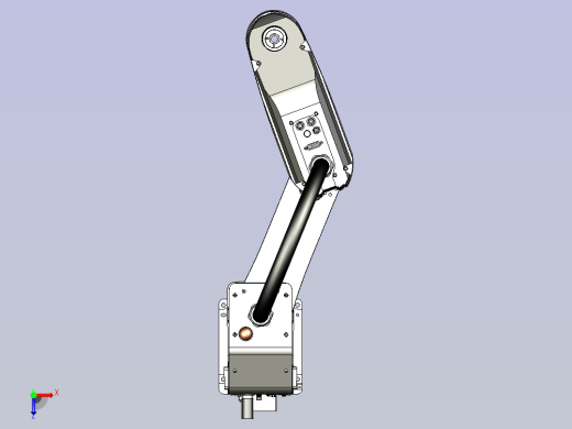 爱普生 T6 SCARA机器人造型3D图纸俯视缩略图