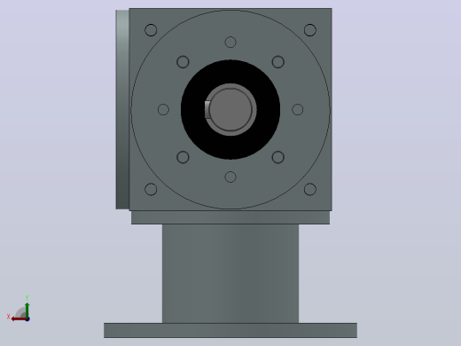 HDF09-HDF28螺旋锥齿换向传动器[HDF-28-1-A ]后视缩略图