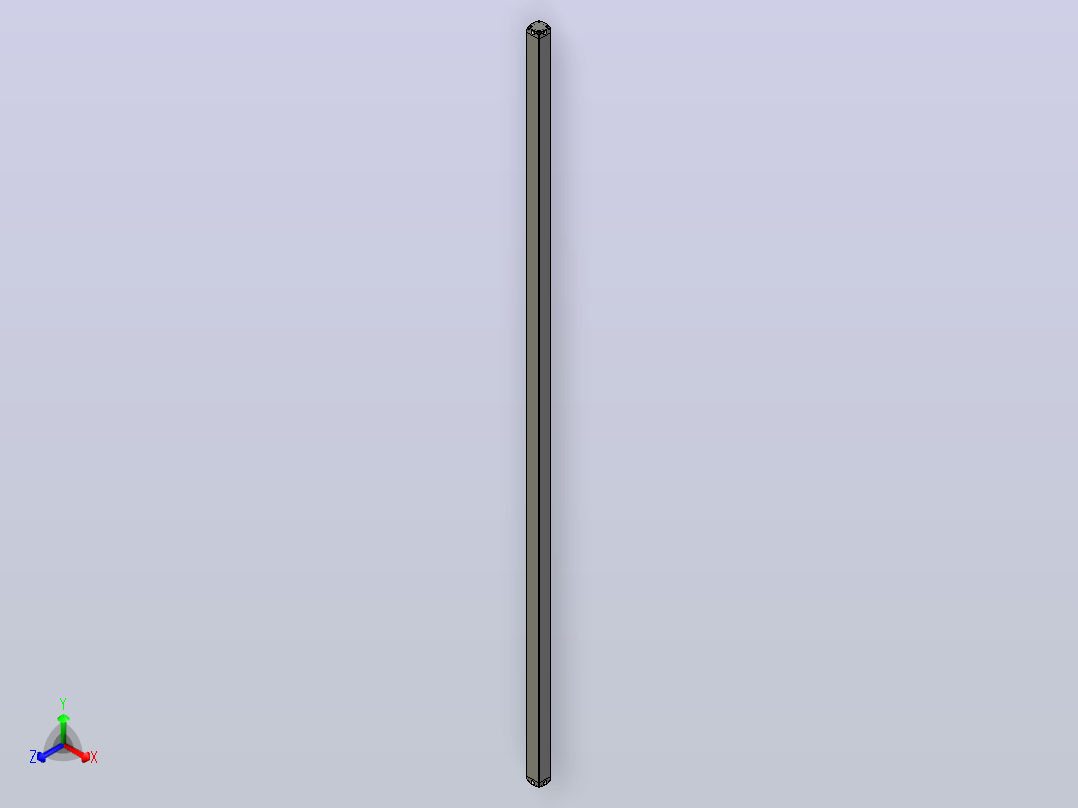 XTD3640安全光栅正等轴测图