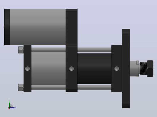 MPT-15T系列标准型[MPT-125-50-5-15T-M1-S2-0°]气压增压缸左视缩略图