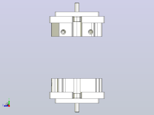 同步器轴罩壳组件 KLE 6 系列 60x60_同步器轴罩壳组件 KLE 6 系列 60x60右视缩略图