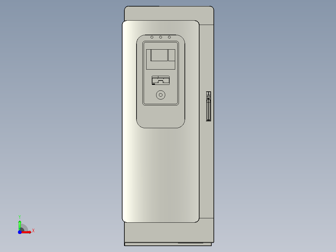 30KW充电桩前视图