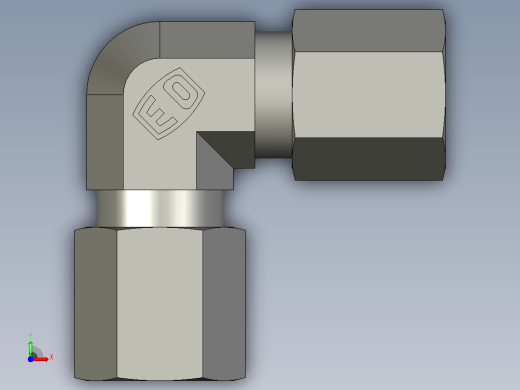 EO管接头弯头W06ZL71.stp前视缩略图