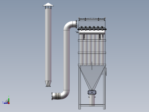 脉冲布袋除尘器sw18可编辑右视缩略图