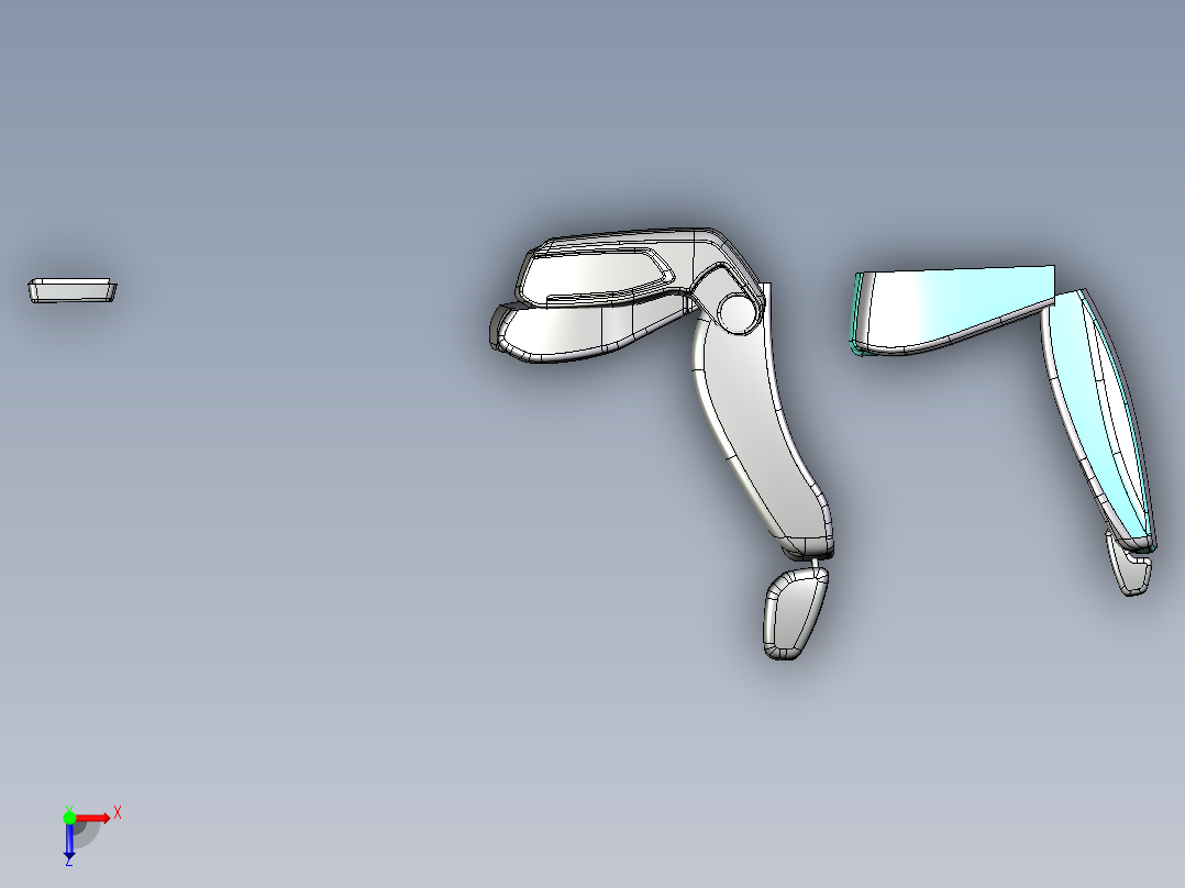 SUV轿车座椅布局结构俯视图