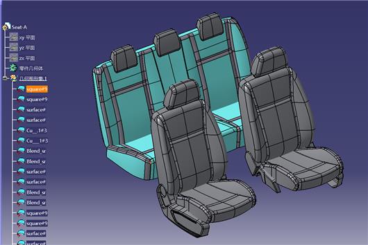 SUV轿车座椅布局结构