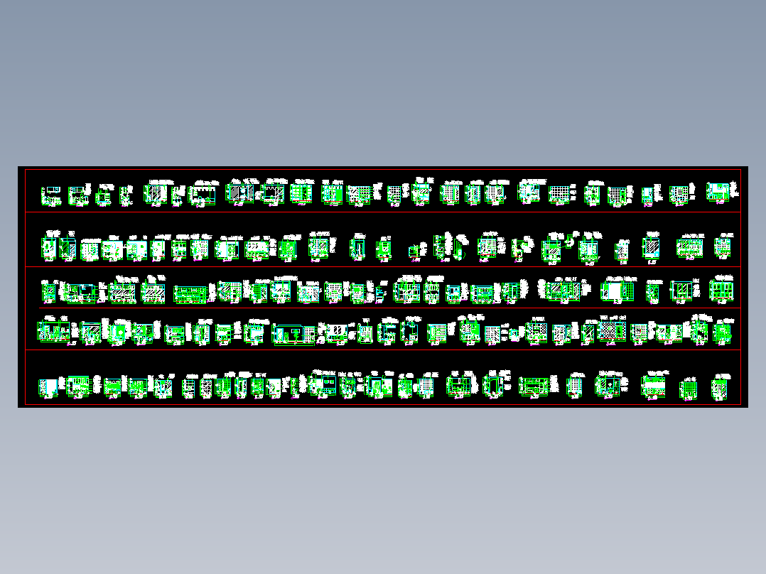 b3062+118个厨房和卫生间立面CAD图纸集+家庭住宅厨卫装修设计图块素材