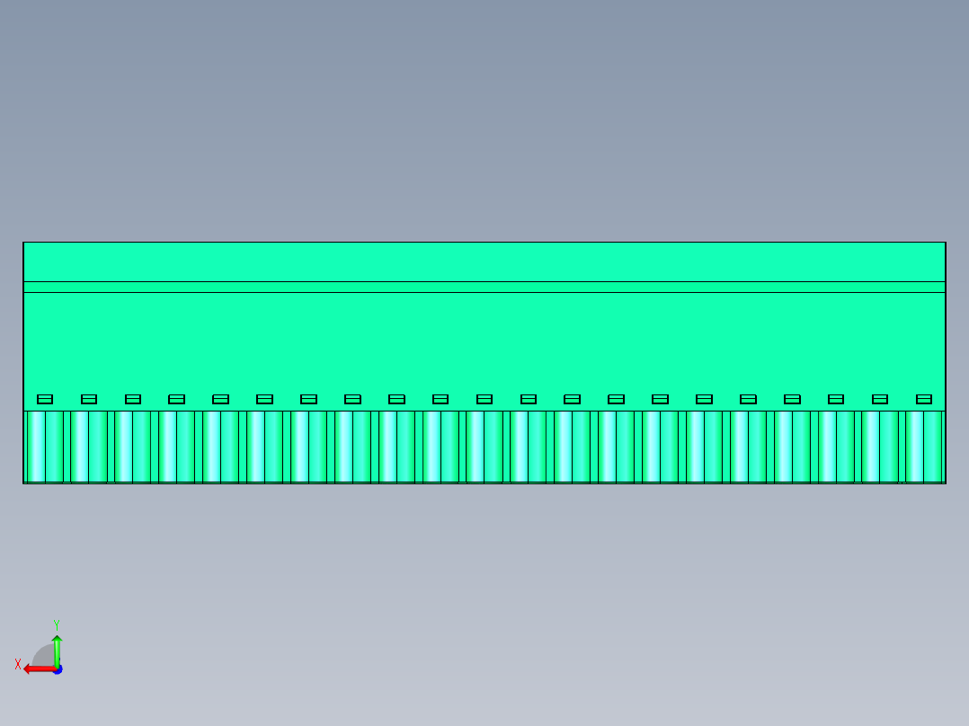 DEGSON 2EDG 系列 5.0mm 可插拔接线端子组-2EDGKC-5.0-21P-14-00AH后视图