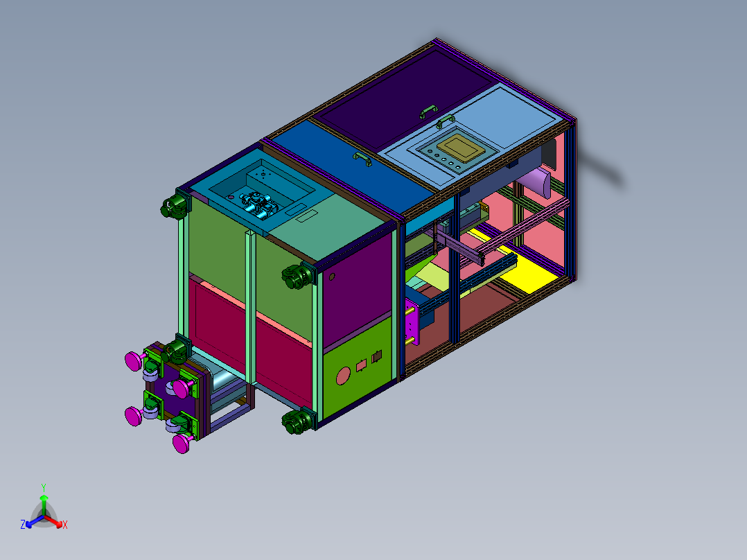 插头自动传递激光打标机