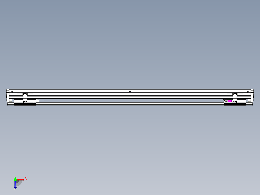 威洛博VL系列3d模型模组2VL14S1Y-S900俯视图