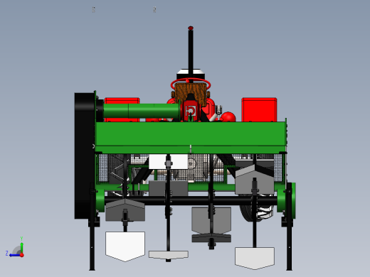 拖拉机铲土机右视缩略图