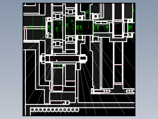 轮轨式移动提升机传动系统设计及车架部件设计