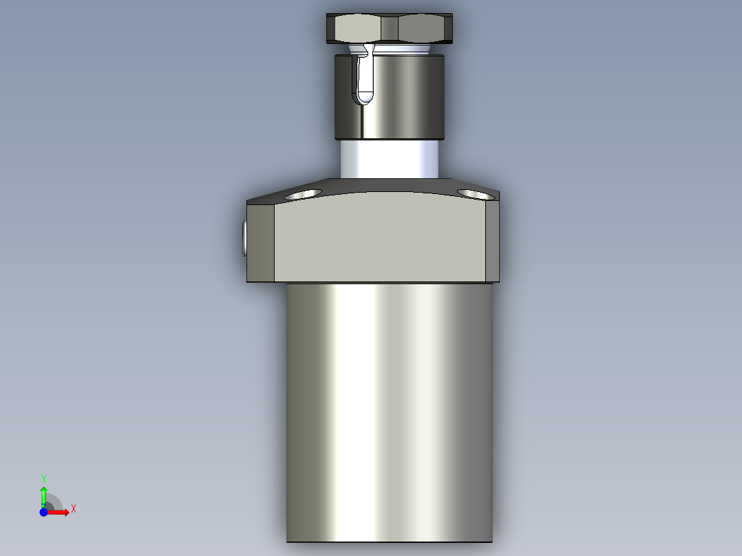 KOSMEKLHS0750-GR-Y60多系列多零件图纸模型前视图