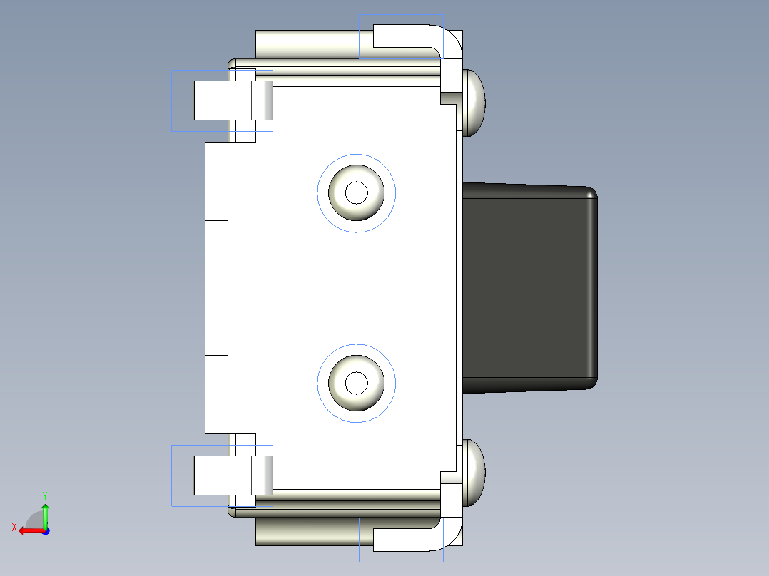 开关继电器保护 SM-GT-TC018X-H035后视图